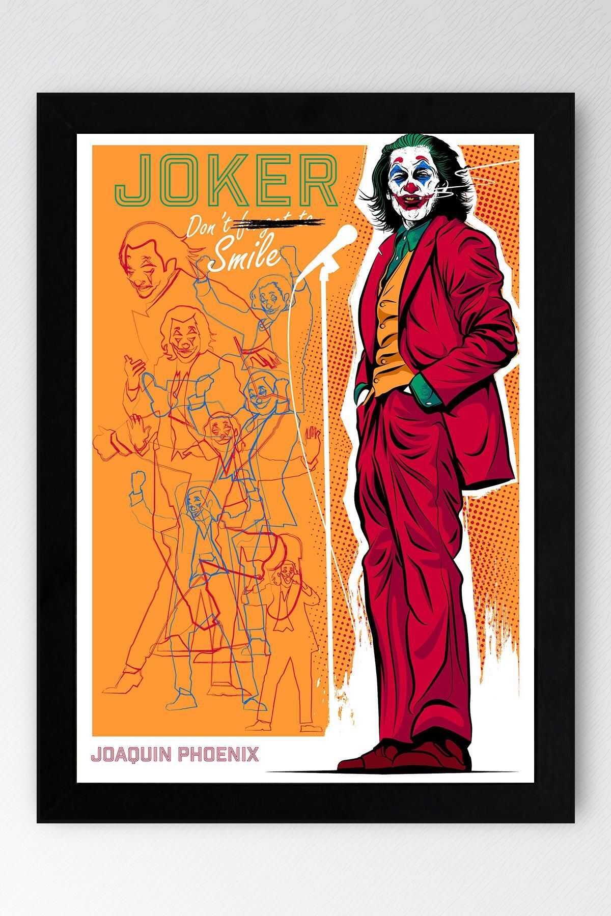 Saturn Joker Çerçeveli Tablo - Film Posteri Tablo