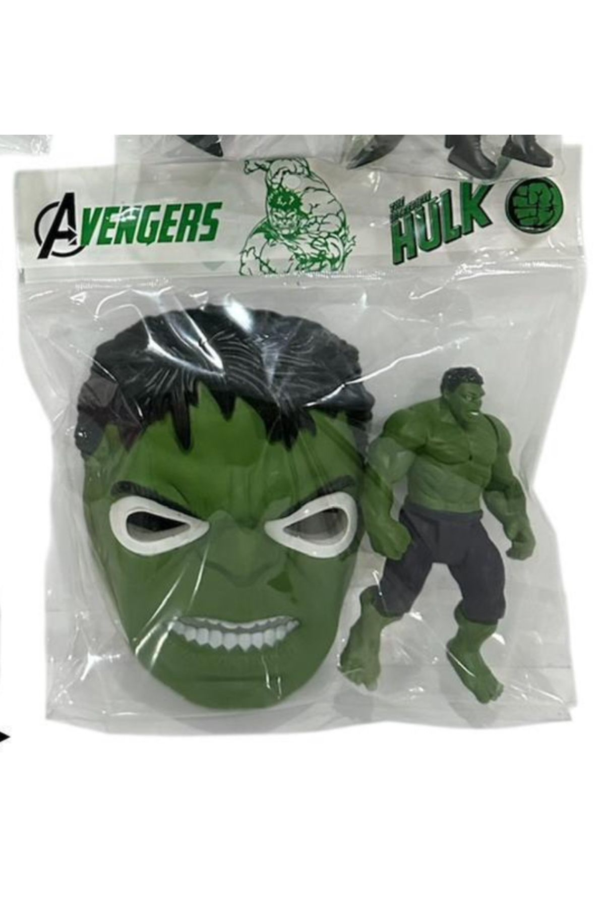 Toys Avm Işıklı Hulk maske ve Hulk yeşil dev figür 2’li set