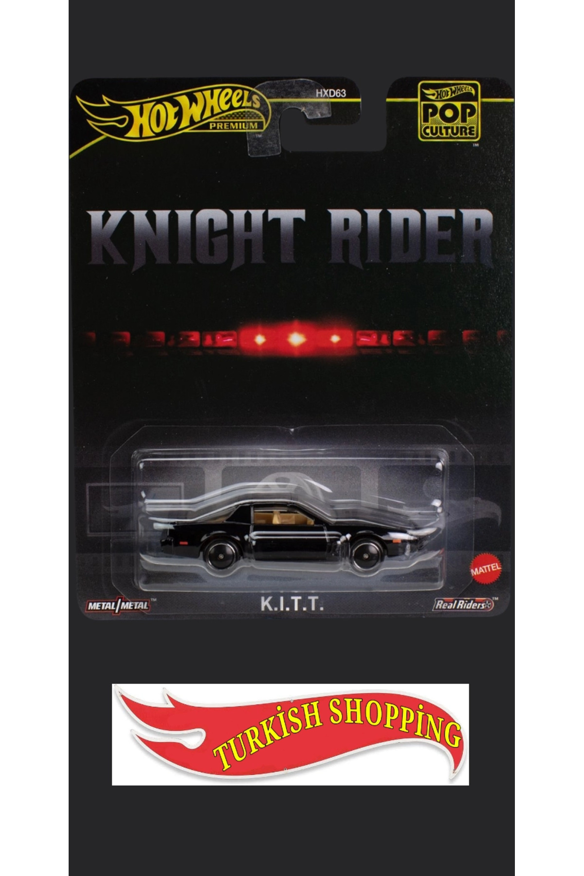 HOT WHEELS Premium Pop Culture K.I.T.T Knaight Rider 1:64 Ölçek