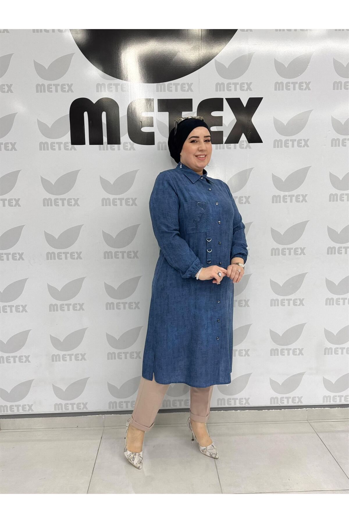 METEX KETEN CEPLİ GÖMLEK