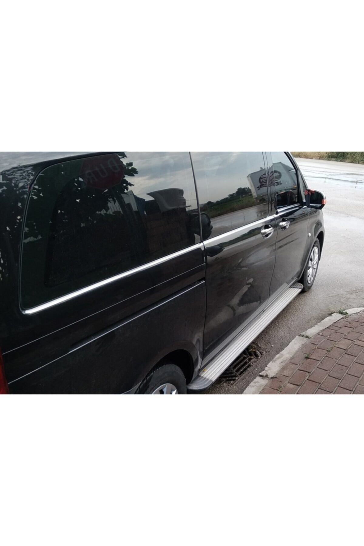 ALMİNOX OTO AKSESUAR Mercedes Vito/w447 Krom Cam Alt Çıtaları 8 Parça Tek Sürgülü (l2: Orta Şase) 2014 Ve Sonrası