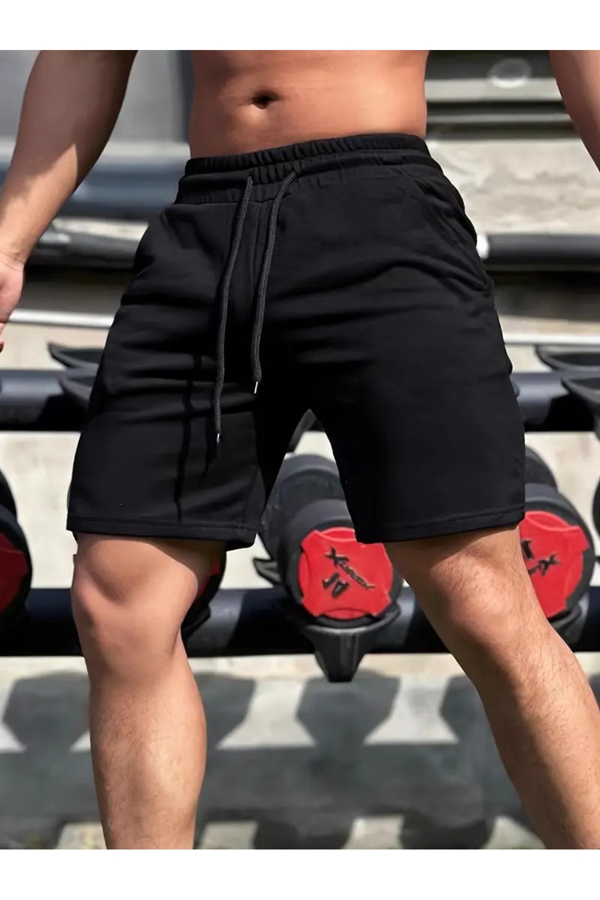 DAXİS Sportwear Company  ERKEK ŞORT Cepli Penye Şort - Görsel 2