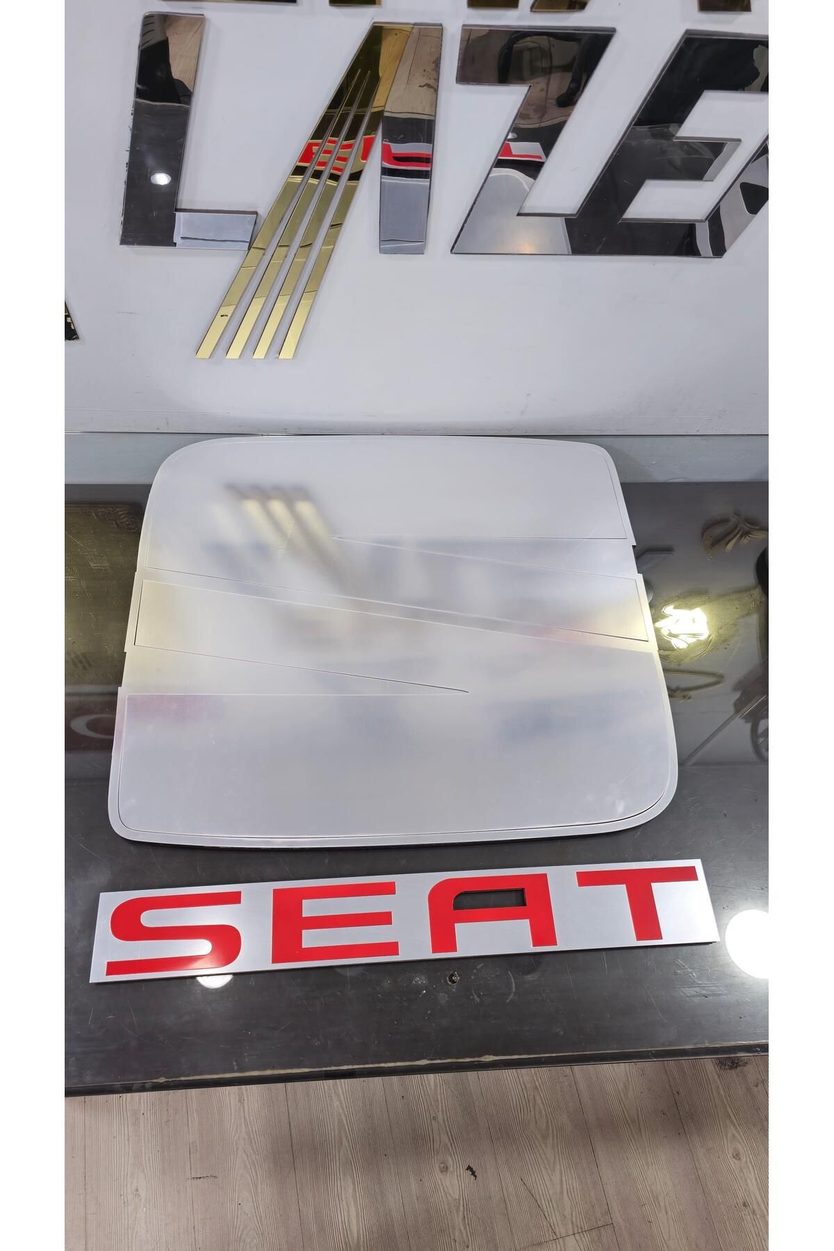 EHA LAZER seat araba logo duvar dekor