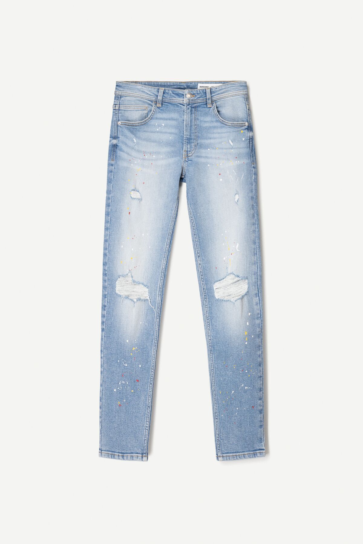 شلوار جین فوق العاده لاغر پریشان Bershka