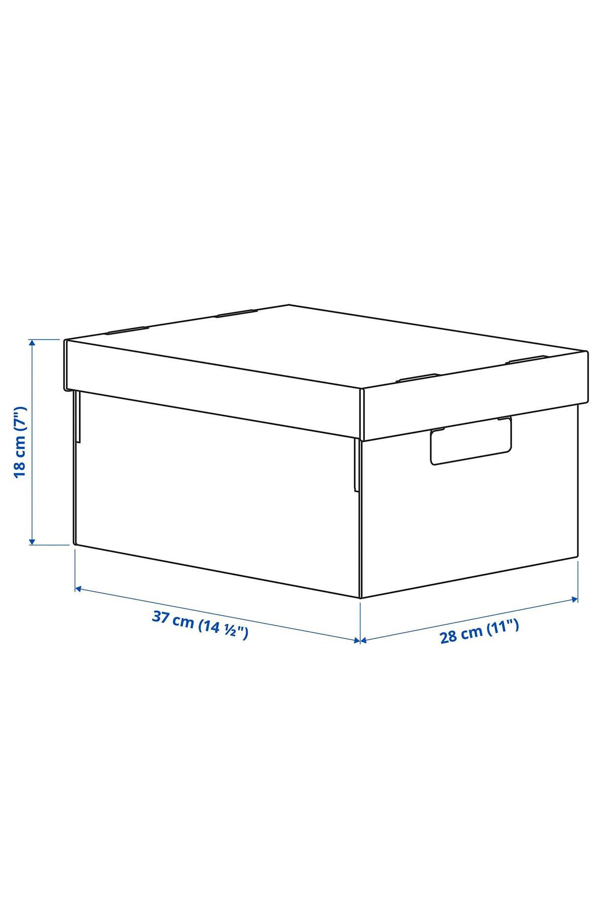 Binbirreyon-Covered Storage Box Set 4 Piece Set Archive Pantry Box Dd017 3