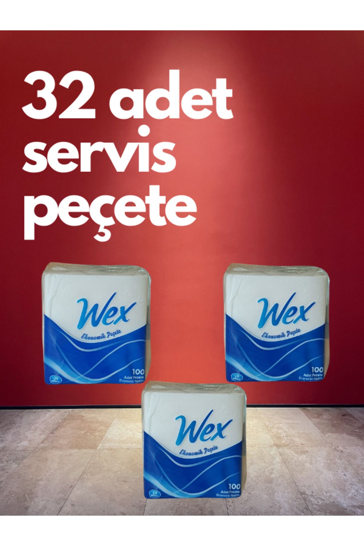 WEX Servis Peçete 100'lü 32 adet