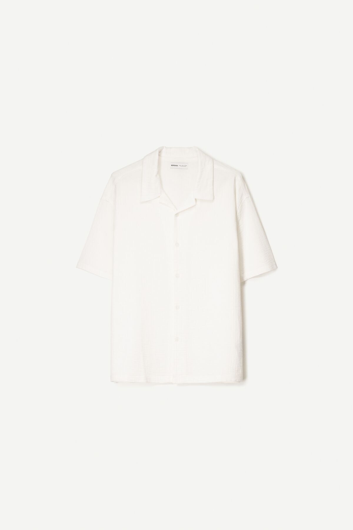 پیراهن کرپ آستین کوتاه Bershka