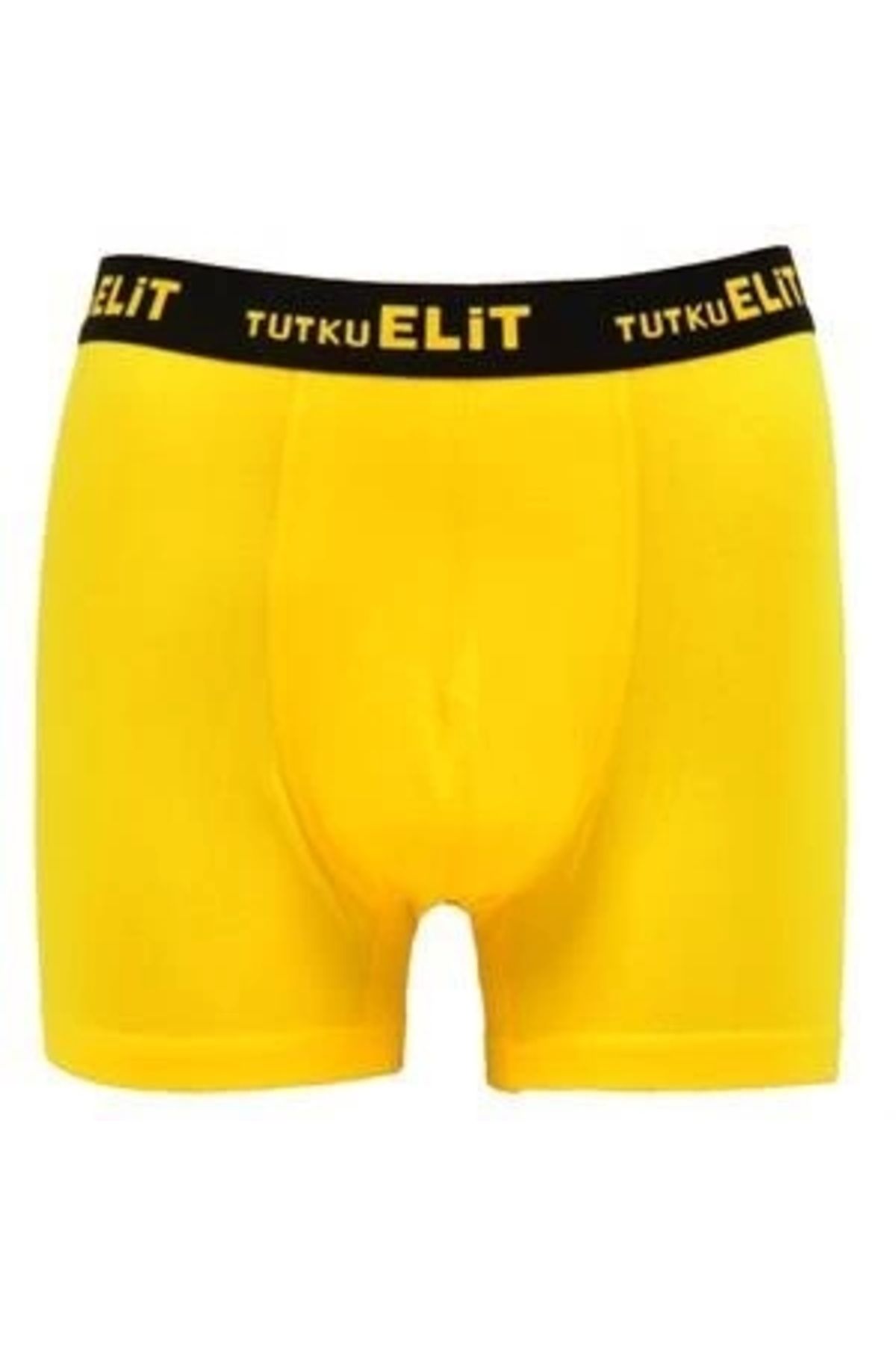 By Ogalo Tutku Elit Modal Elastan Spor Erkek Boxer 1252 | Sarı