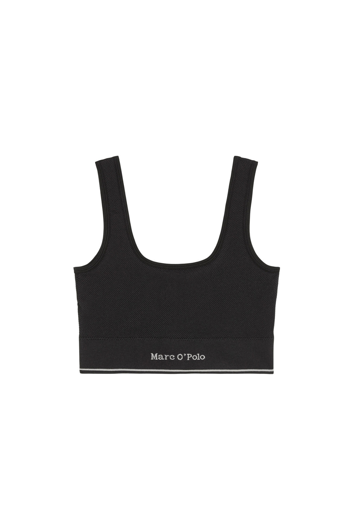 Marc O'Polo-Crop-Top Seamless Waffle Kurz Top Bauchfrei 5