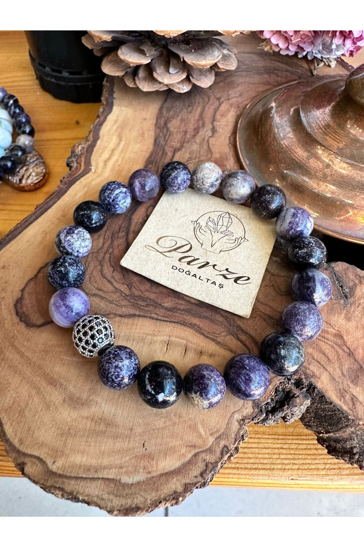 parze doğaltaş-Sugulit Natural Stone Bracelet 10 mm 1