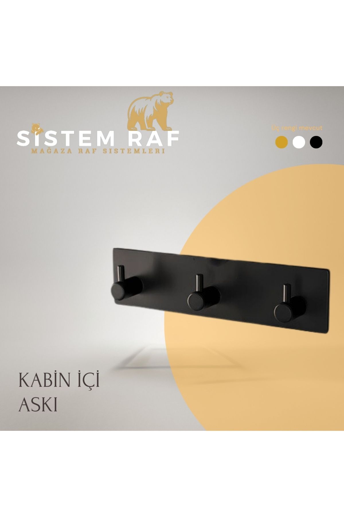 sistem raf Kabin İçi Askılık - Deneme Kabini Askılığı