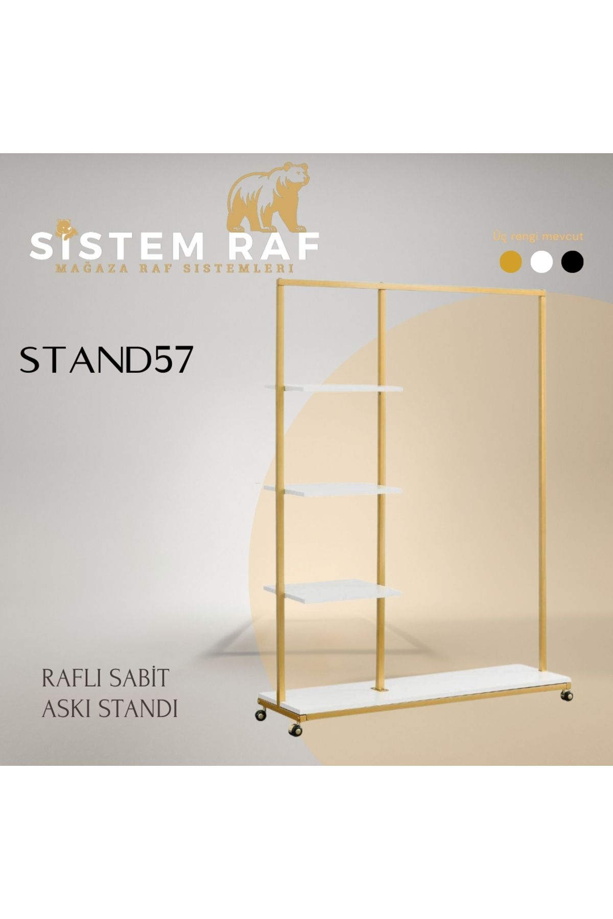 sistem raf Raflı Orta Stand