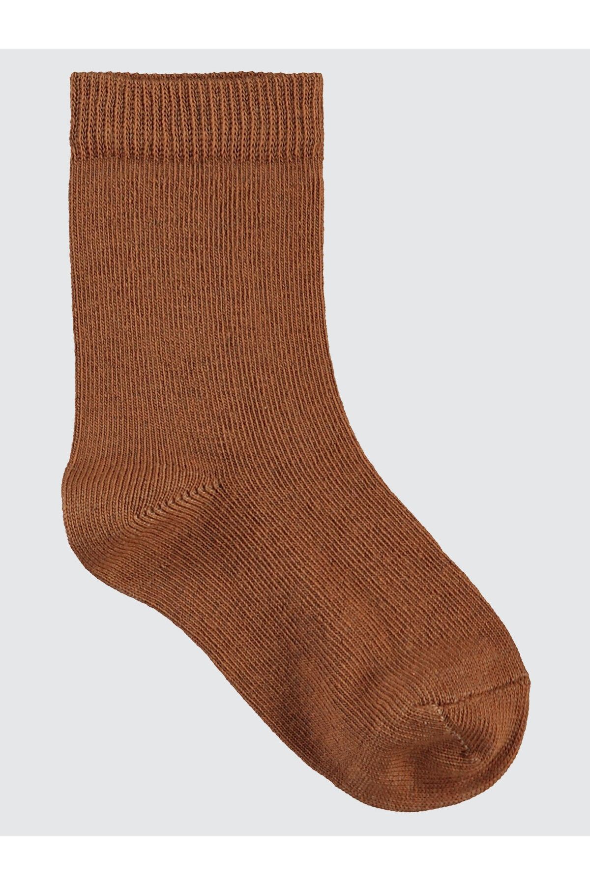 Civil Boys-Boy's 5-Piece Socks 2-12 Years Caramel 6