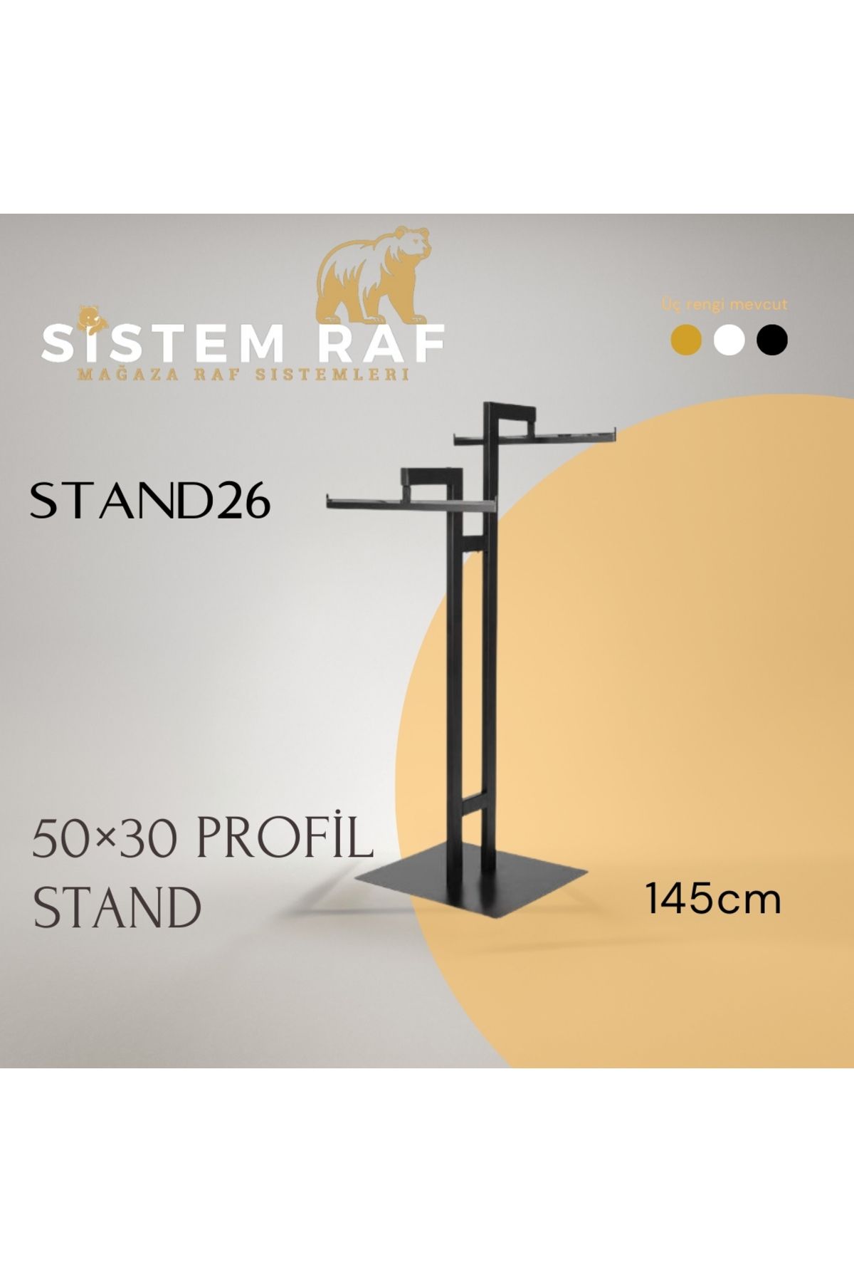 sistem raf 50*30 Profil Stand