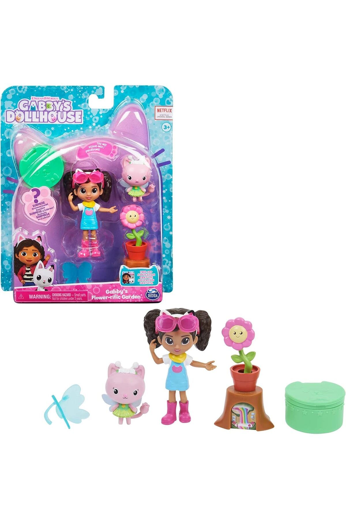 STOREMAX lbstorex Dollhouse 2 Oyuncak Figürlü Flower-rific Bahçe Seti (2 Aksesuar, Teslimat ve Mobilya Par
