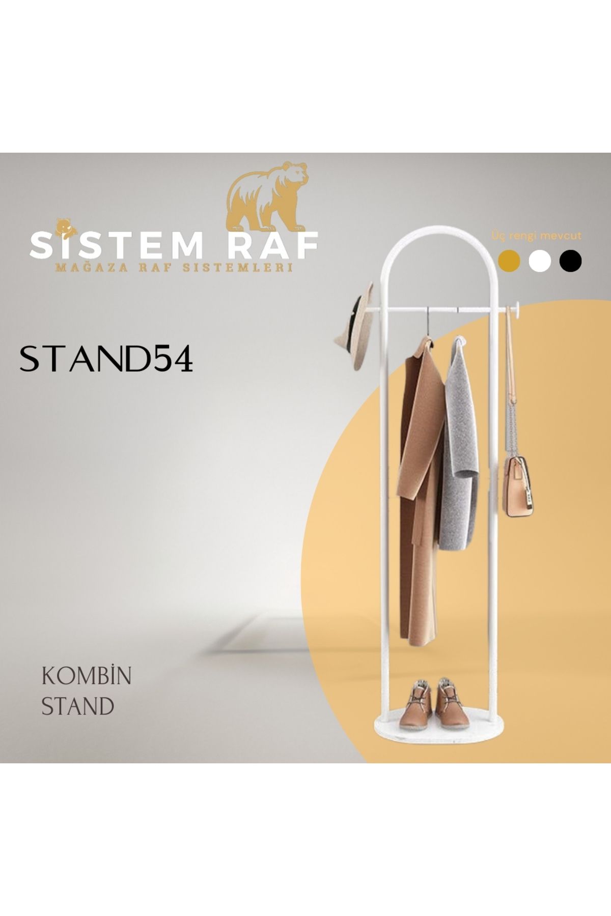 sistem raf Kombin Askı Standı