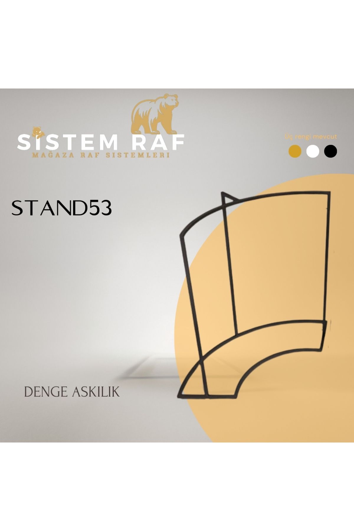 sistem raf Denge Askılık - Orta Stand