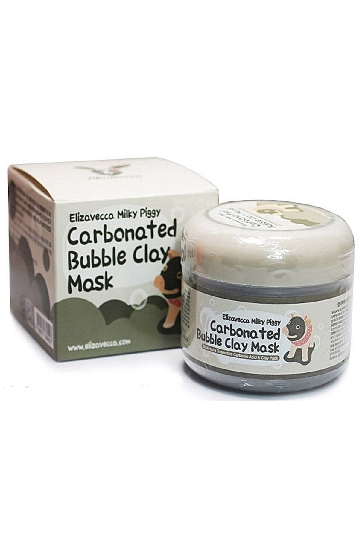 ELIZAVECCA-Milky Piggy Carbonated Bubble Clay Mask 100 ml - Face mask with clay 1
