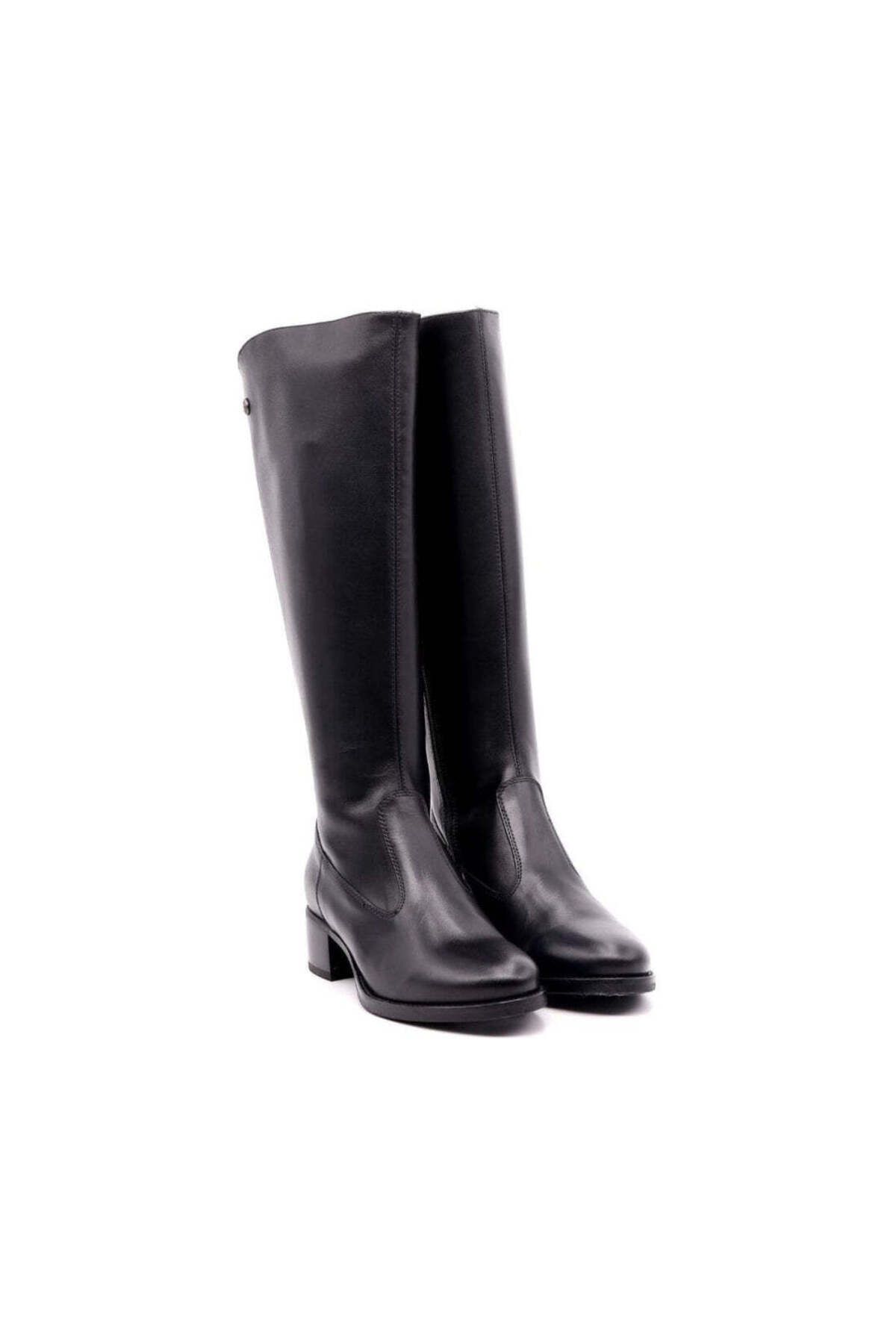 NeroGiardini-Black Boots Womens Shoes 1