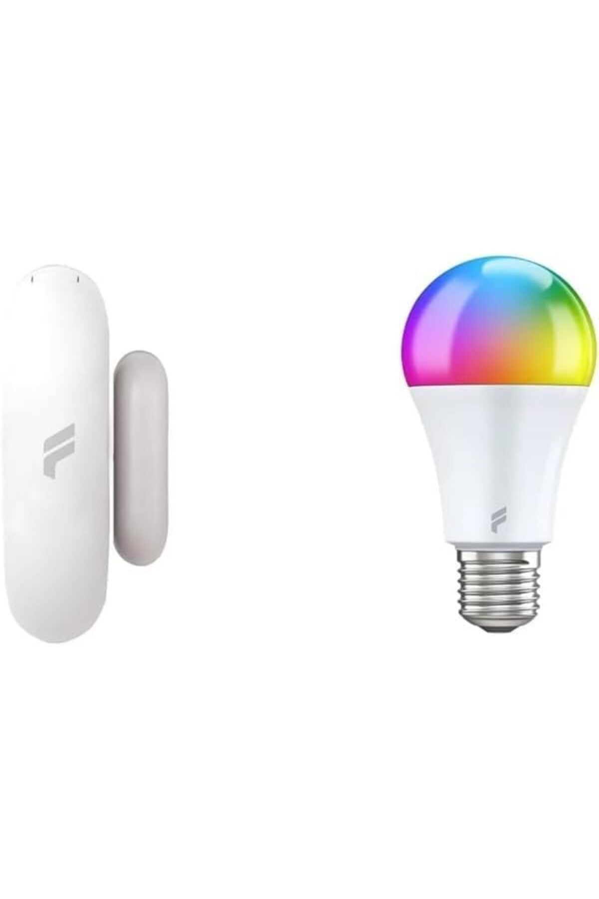 STOREMAX nffastore WiFi Akıllı Led Ampul (16.7 Milyon Renk) ve Kablosuz Kapı Pencere Sensörü Seti, Uzakt