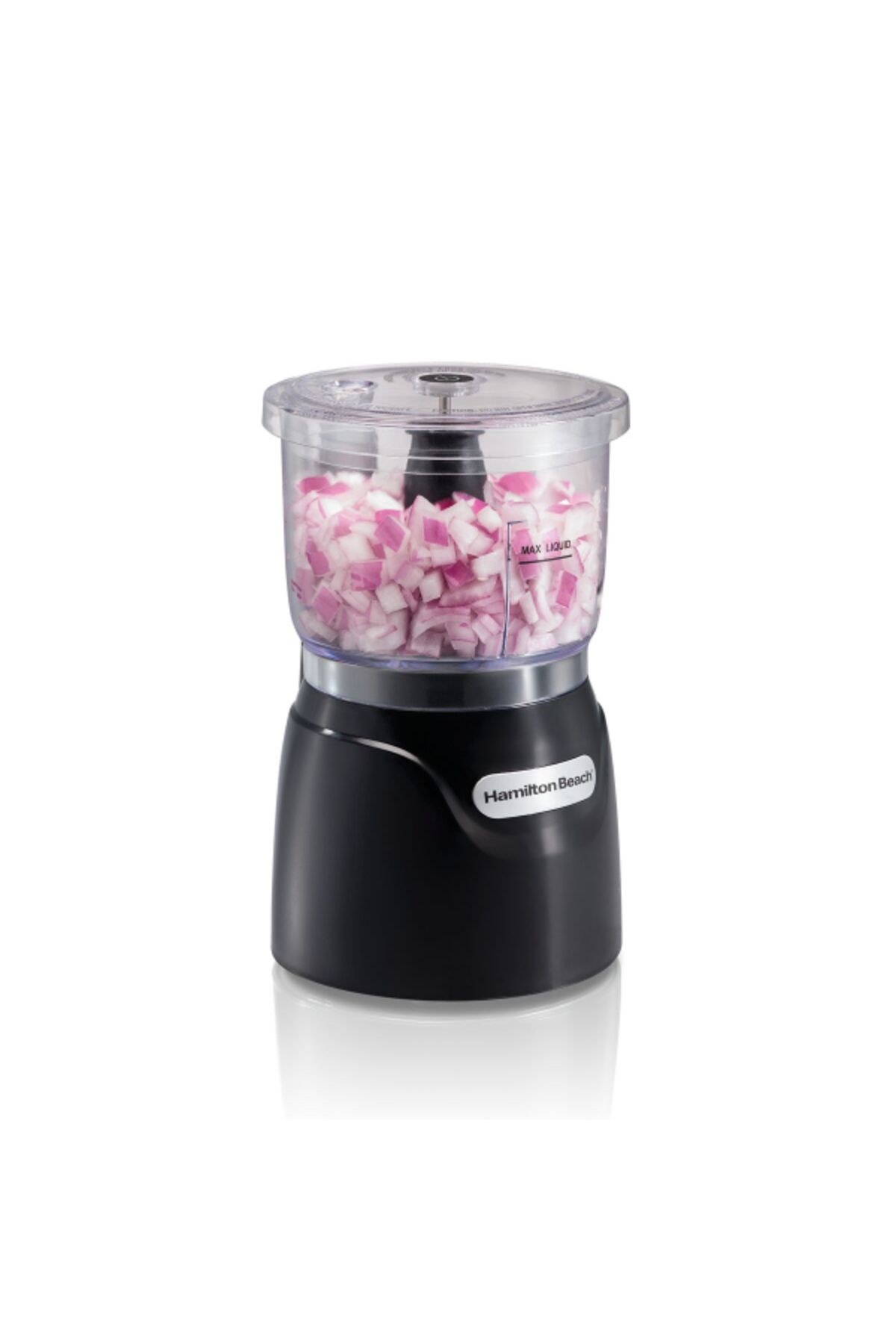 Hamilton Beach-350W Stack and Press Food Chopper with Removable Bowl and Blade 710ml 4