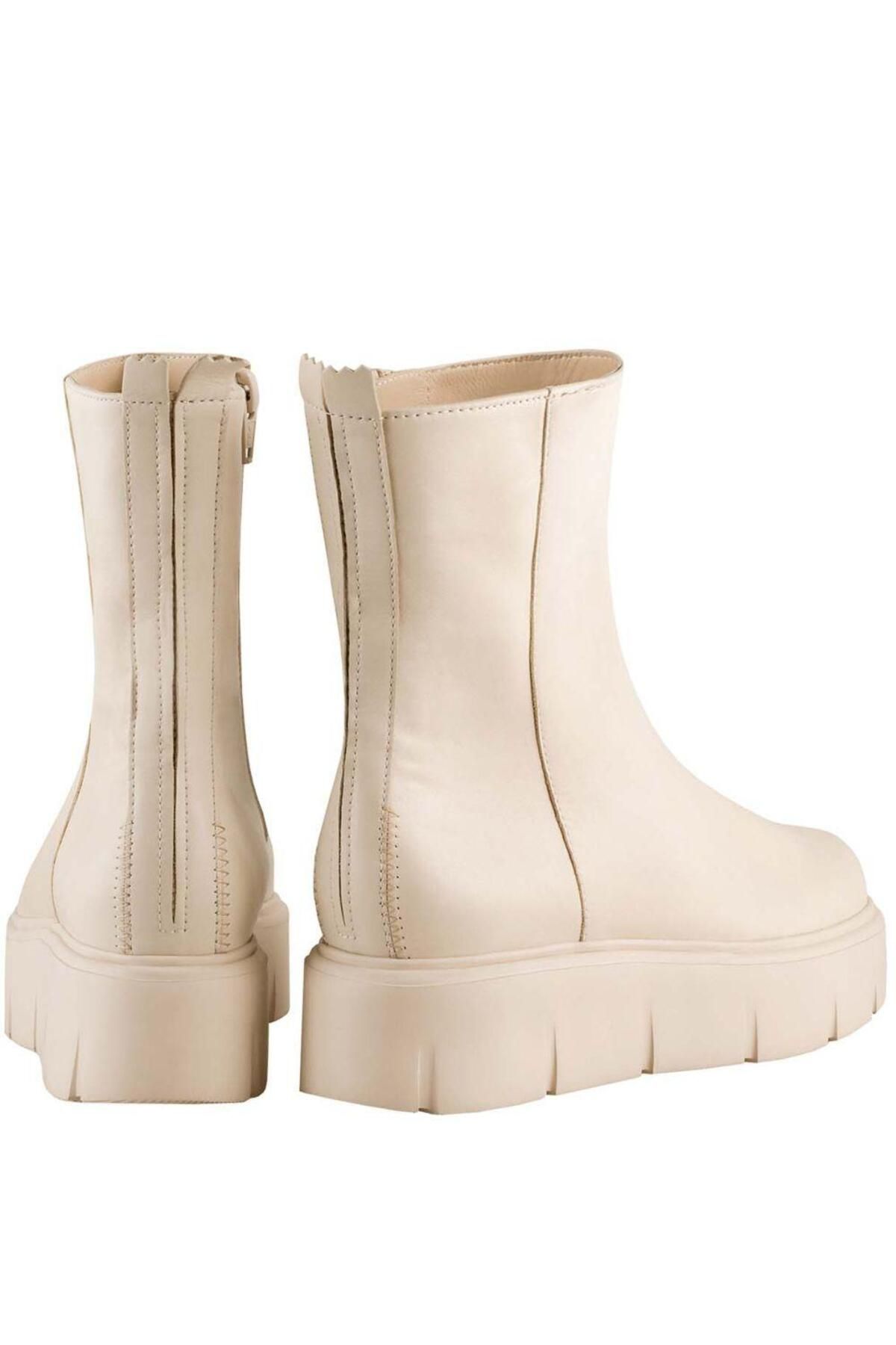 HÖGL-Botine Hogl Beige Pantofi dama 3