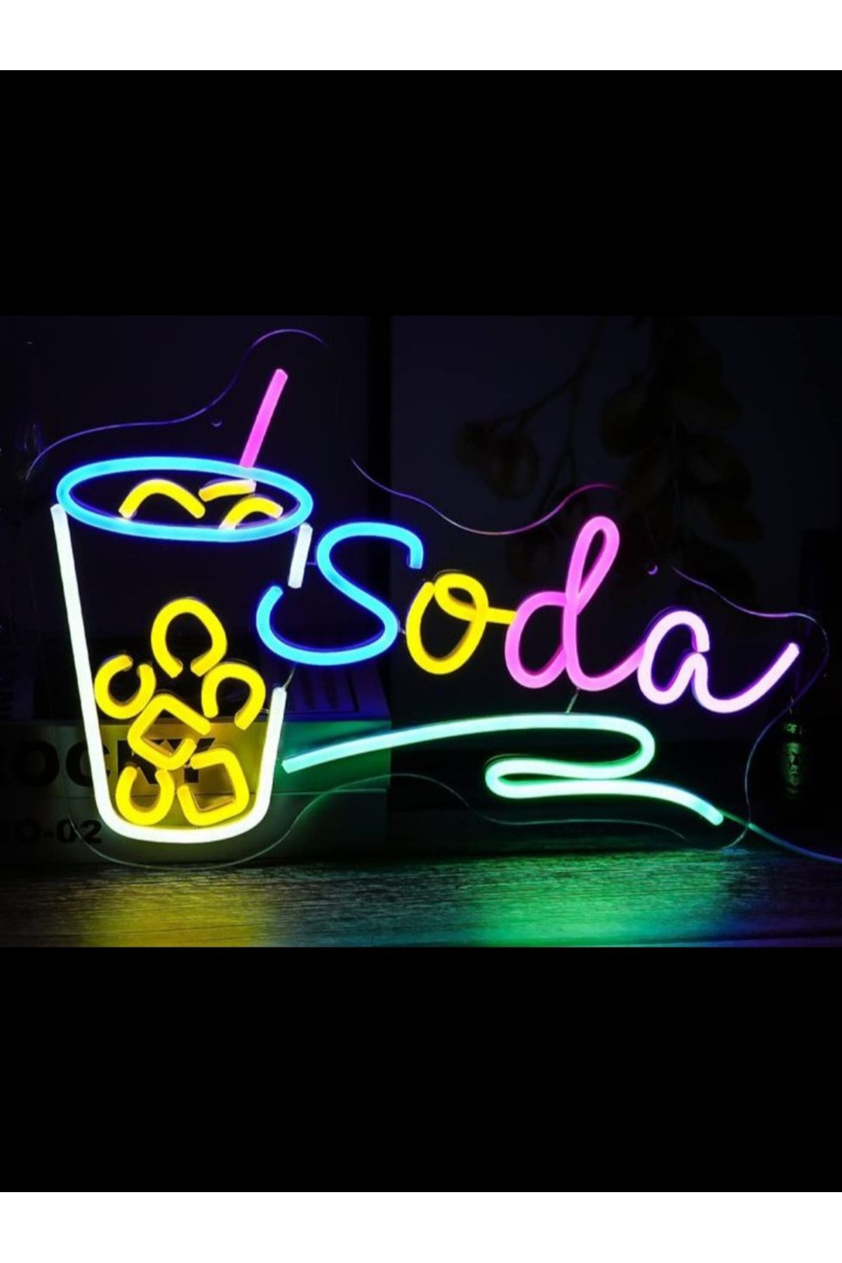 KAMER NEON LED IŞIKLI SODA