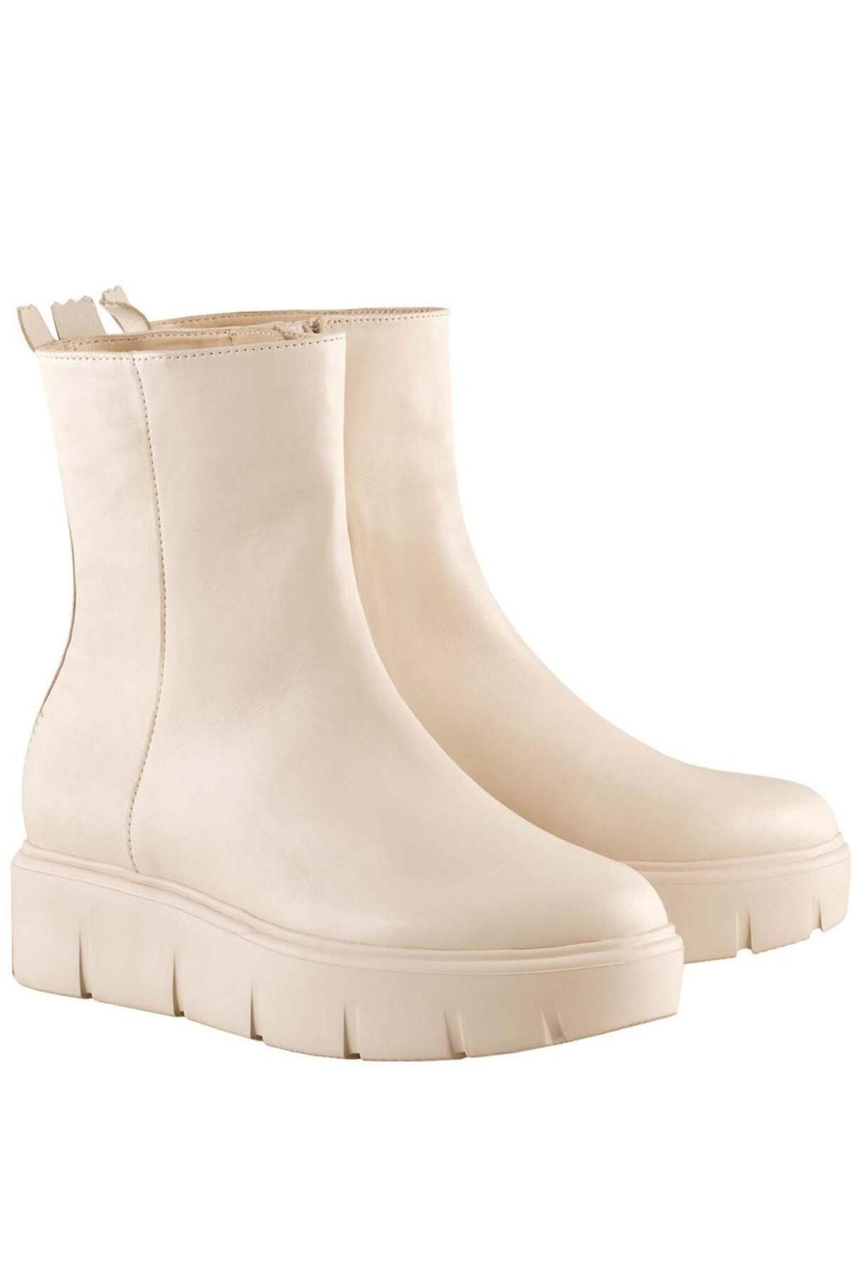 HÖGL-Botine Hogl Beige Pantofi dama 2