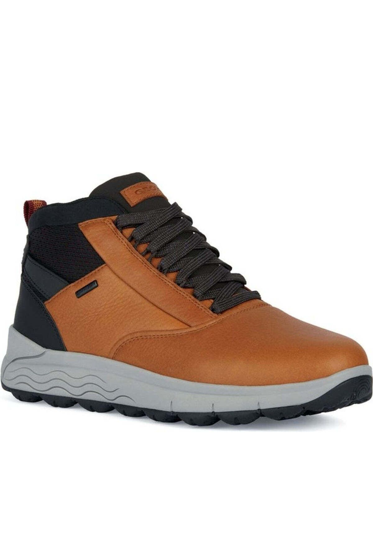 Geox-Orange Booties Mens Shoes 1