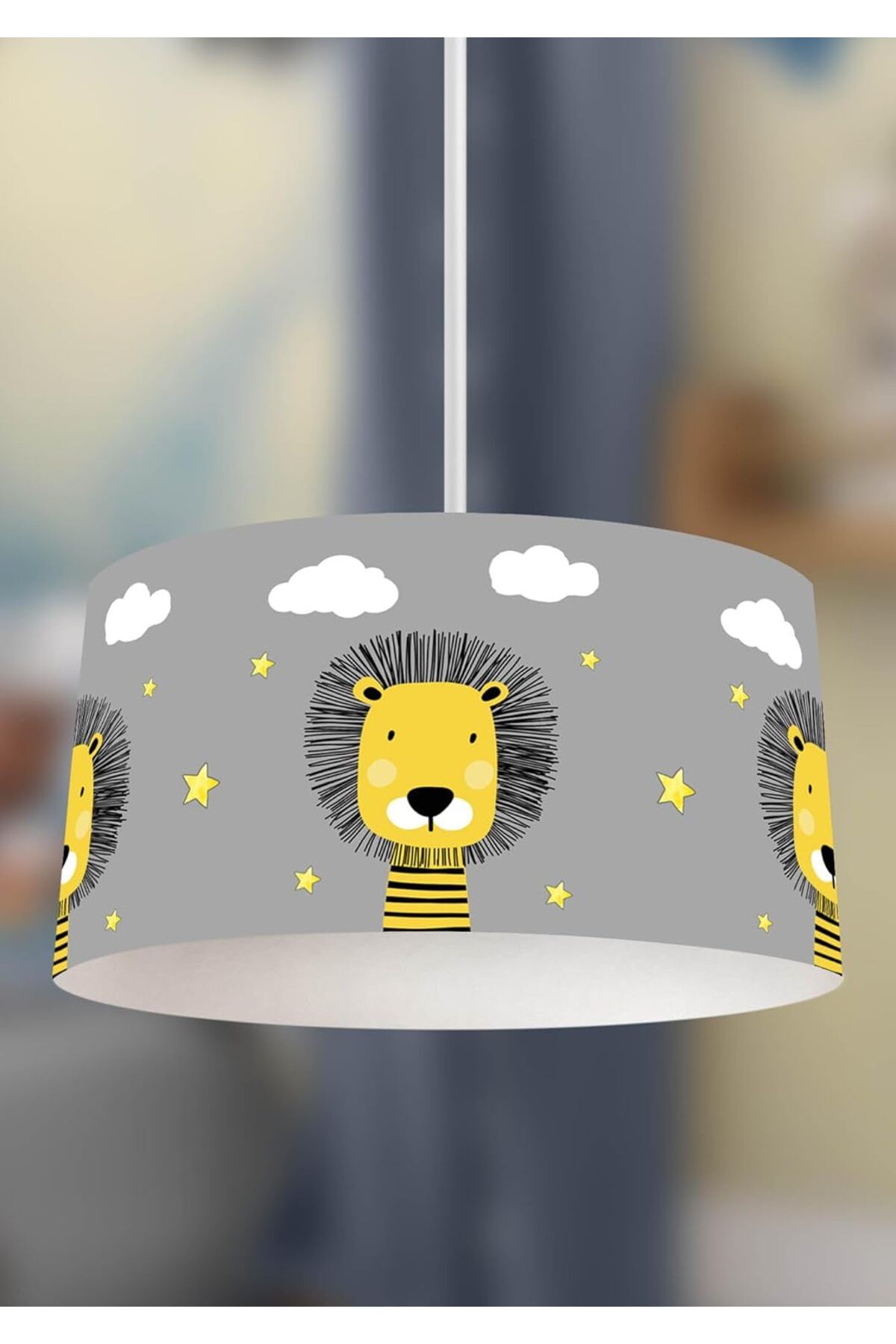 yenibagshop Bulutlu Aslan Kral Çocuk Sarkıt Avize