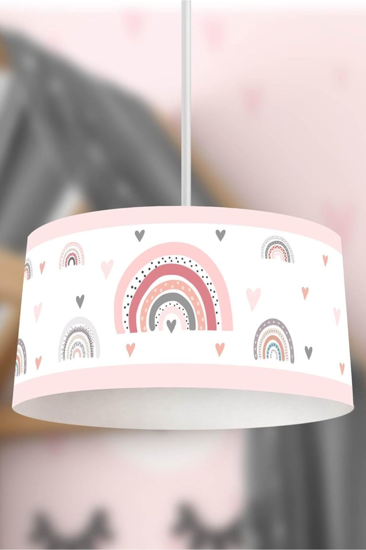 yenibagshop Pastel Gökkuşağı Çocuk Sarkıt Avize