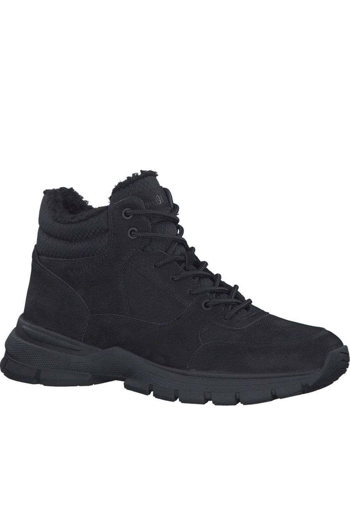 s.Oliver Cizme Negre Pantofi Barbati Masculin - 44