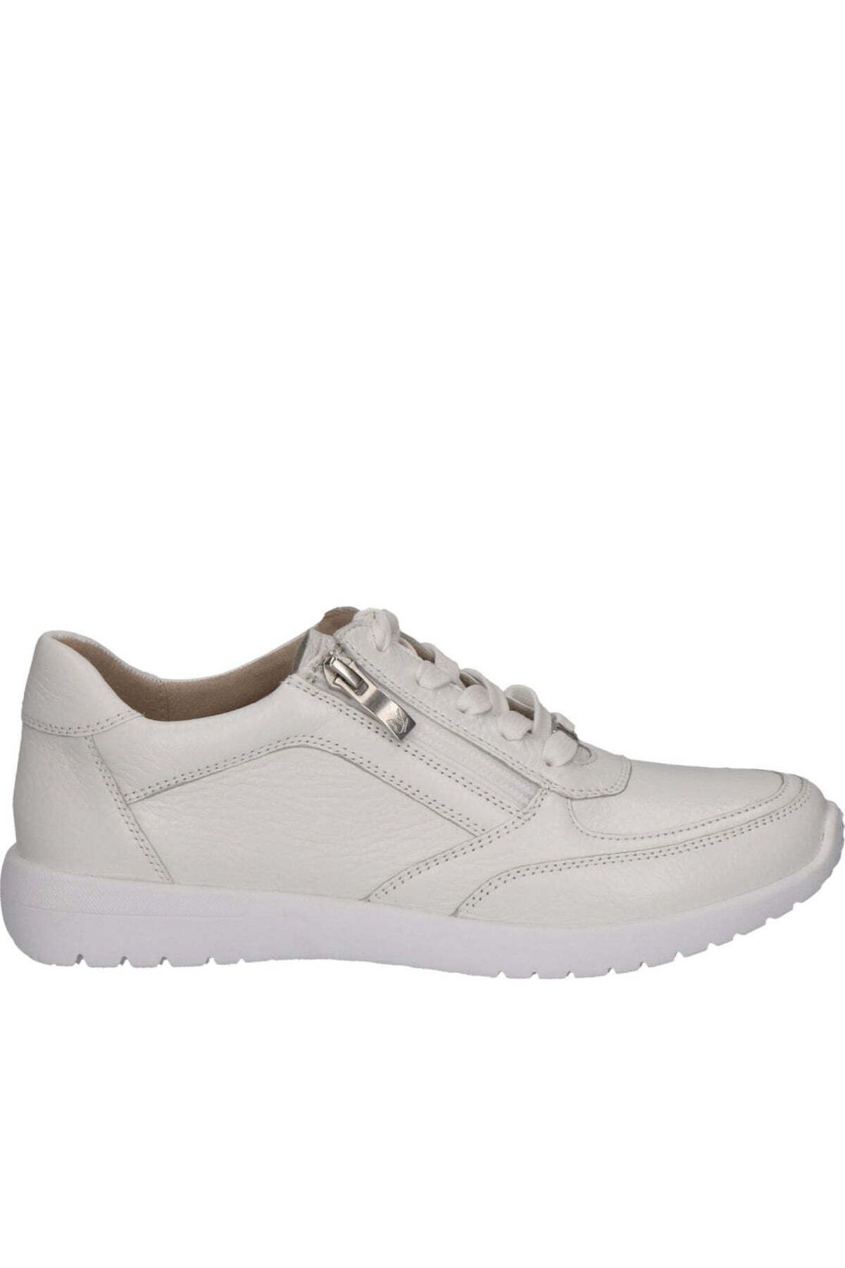 Caprice-White Trainers Womens Shoes 2