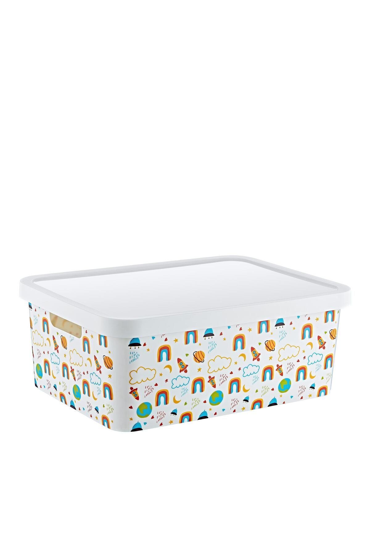 Smartware-12 lt Capacity Stafi Patterned Multi-Purpose Box 1