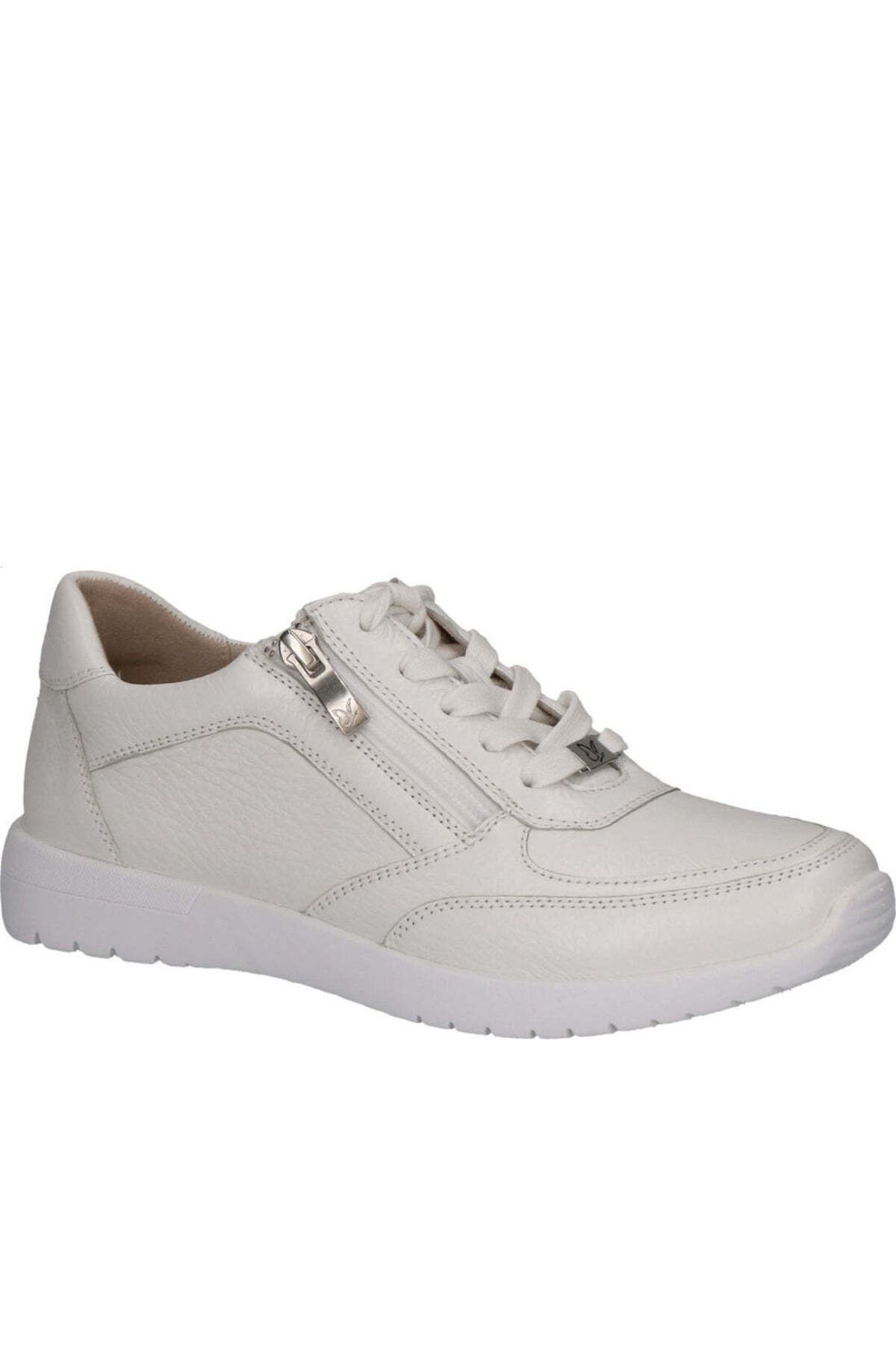 Caprice-White Trainers Womens Shoes 1