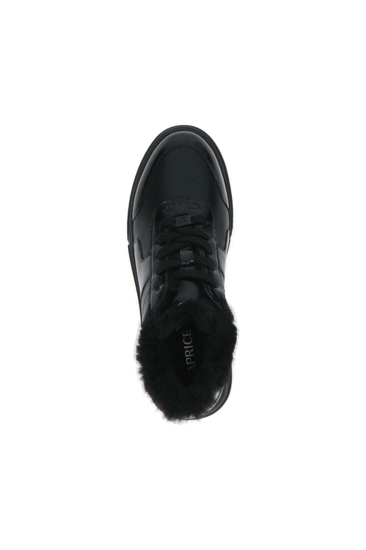 Caprice-Black Trainers Womens Shoes 5