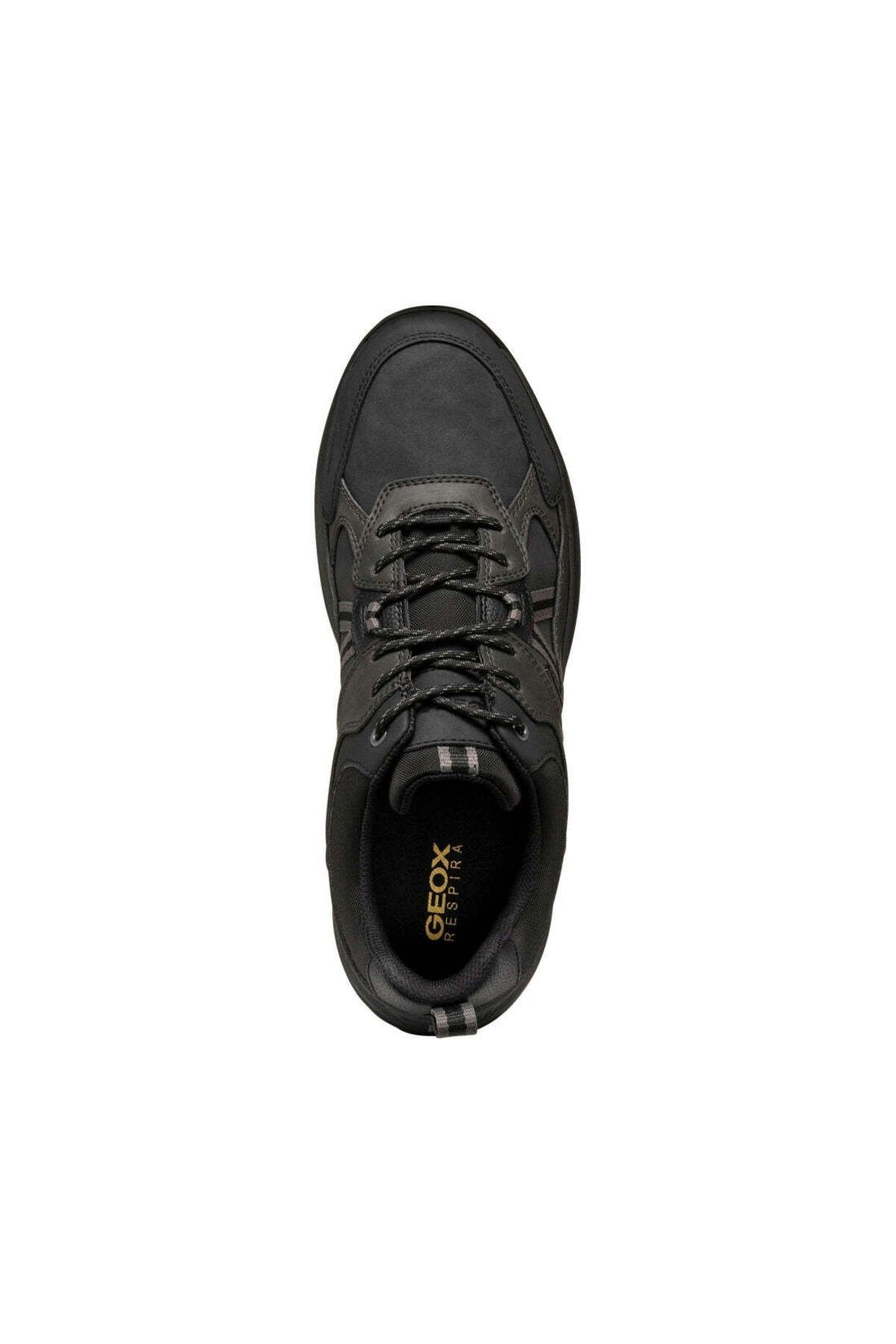 Geox-Black Trainers Mens Shoes 5