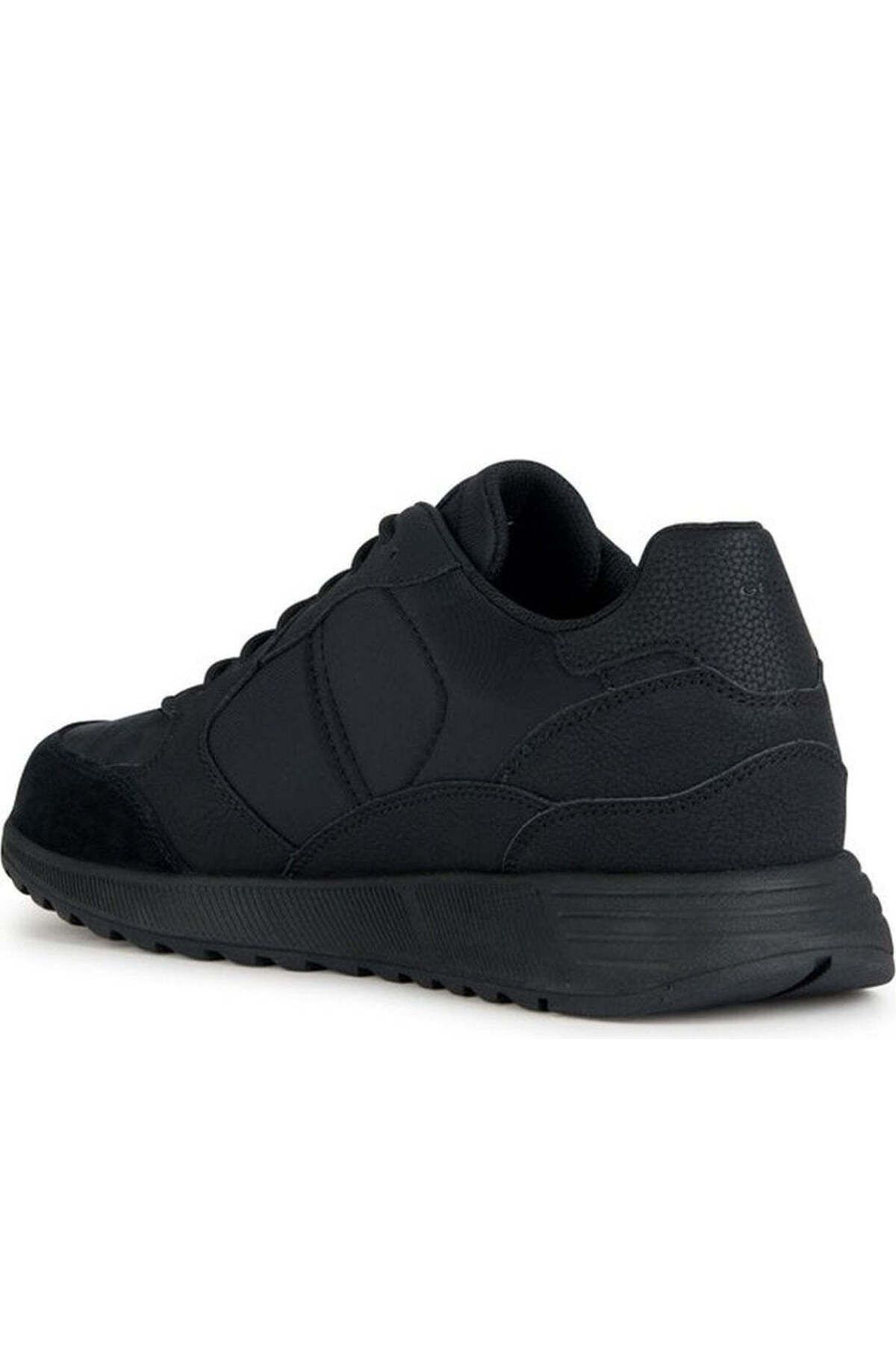 Geox-Black Trainers Mens Shoes 2