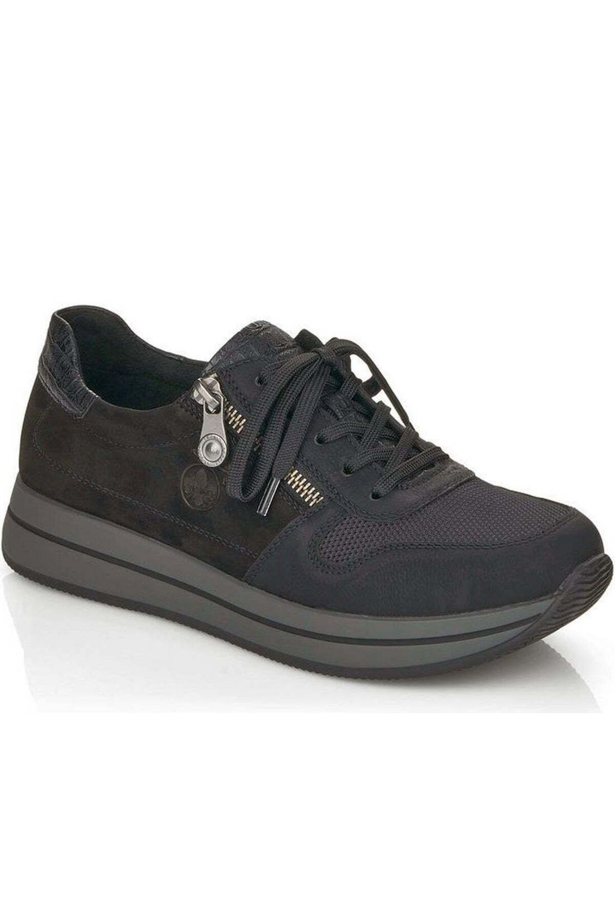 Rieker-Black Trainers Womens Shoes 2