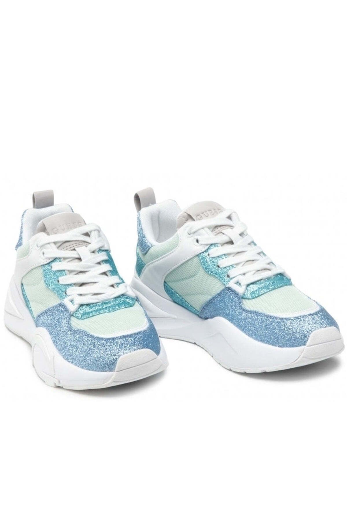 Guess-Pantofi de damă Blue Flats 3