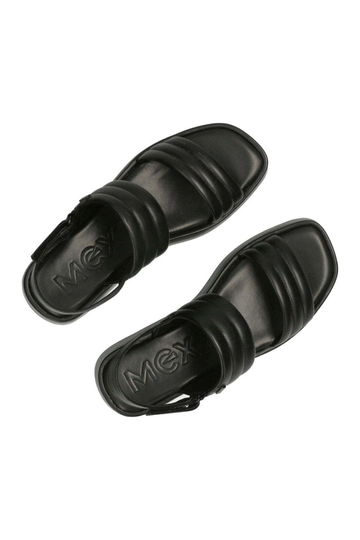 MEXX-Black Sandals Womens Shoes 4