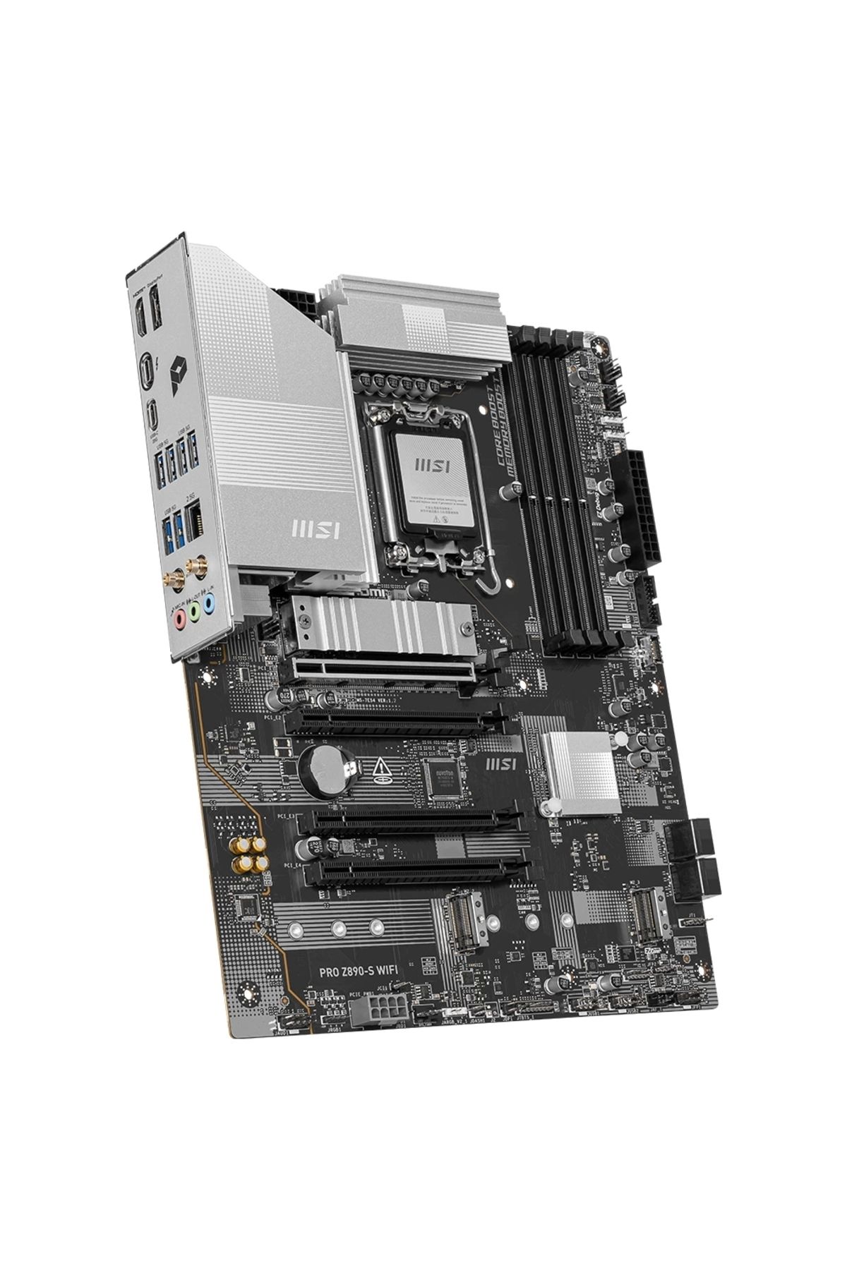 MSI-Pro Z890-S Wifi Ddr5 8600Mhz Oc Rgb M.2 1851P Atx Motherboard 4