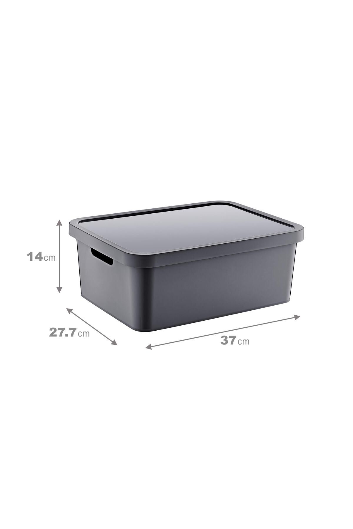 Smartware-Stafi Multi-Purpose Box with Lid 12 Lt 2