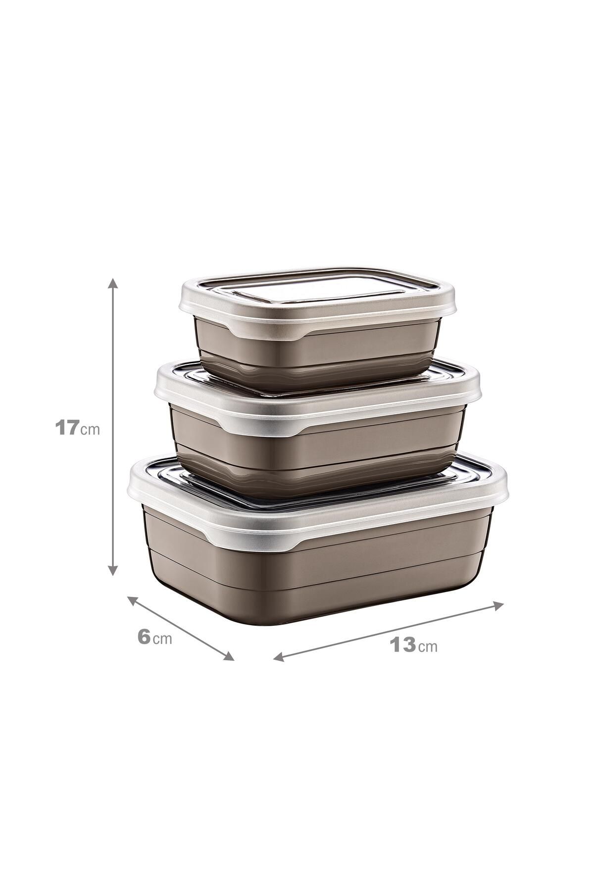 Smartware-Set of 3 Storage Containers 4