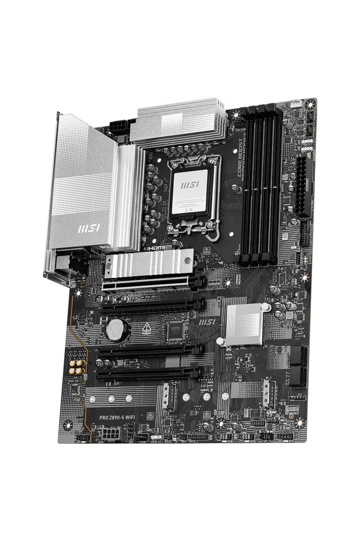 MSI-Pro Z890-S Wifi Ddr5 8600Mhz Oc Rgb M.2 1851P Atx Motherboard 3