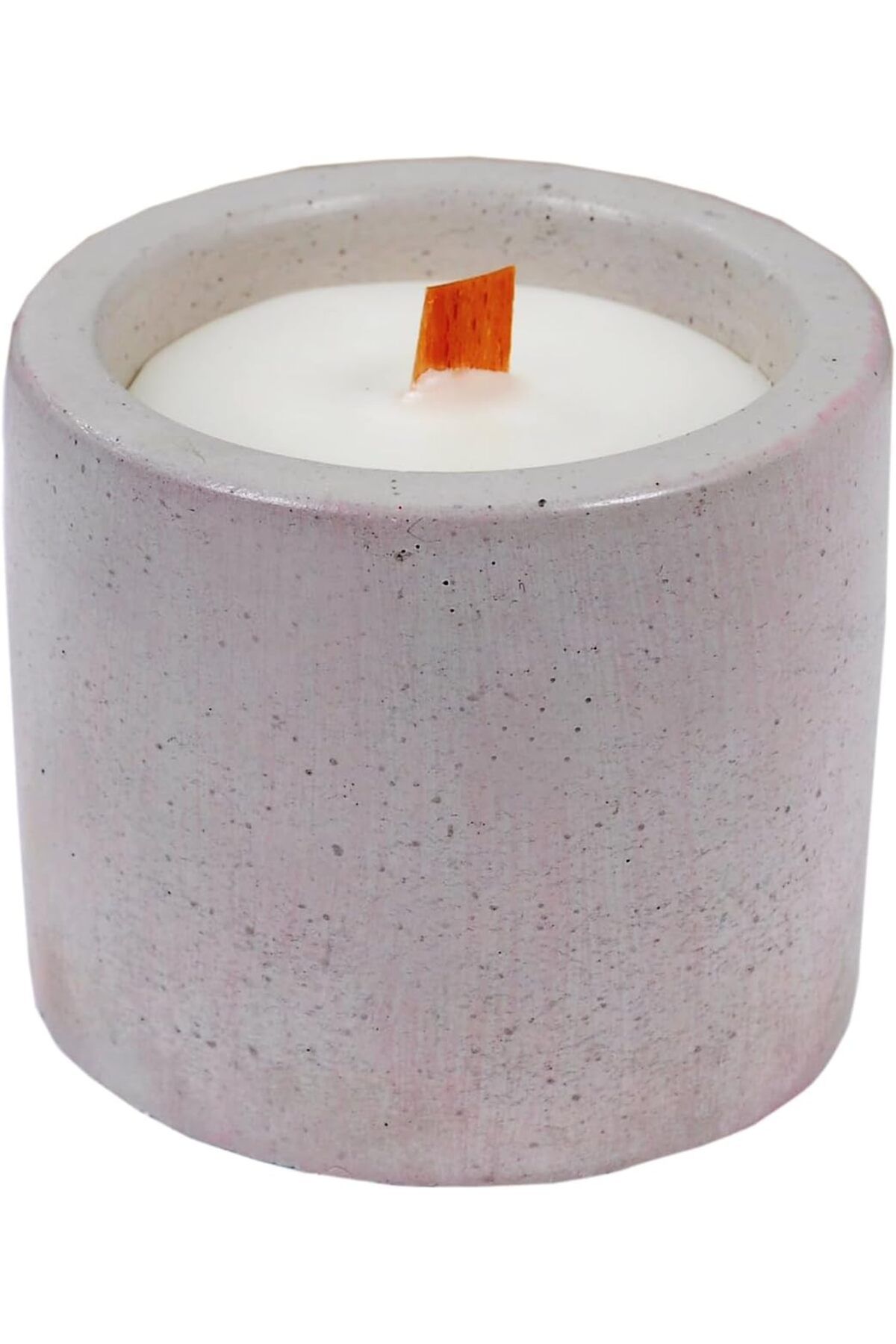 yenibagshop Vanilya Kokulu Mum Beton bardak Mum 80 Gr