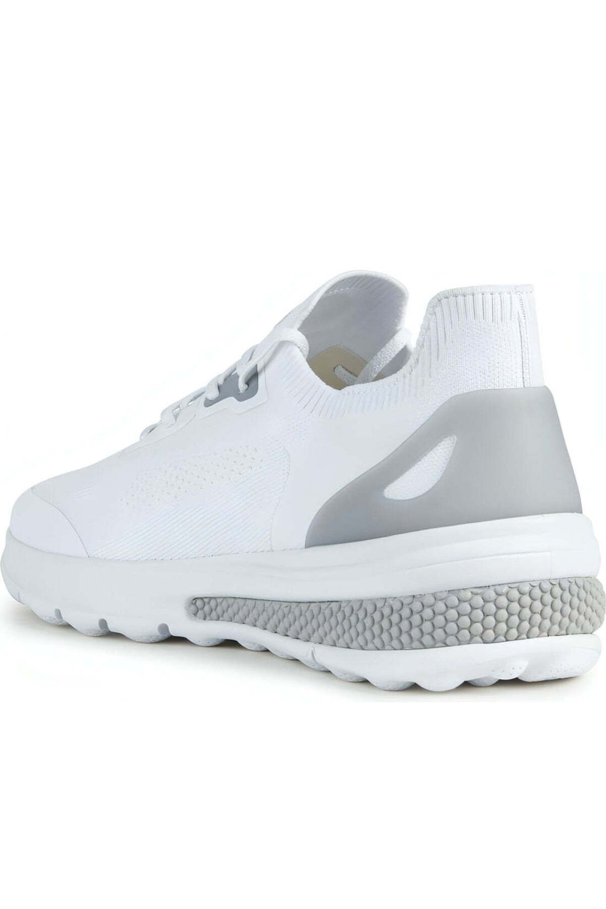 Geox-White Trainers Mens Shoes 3