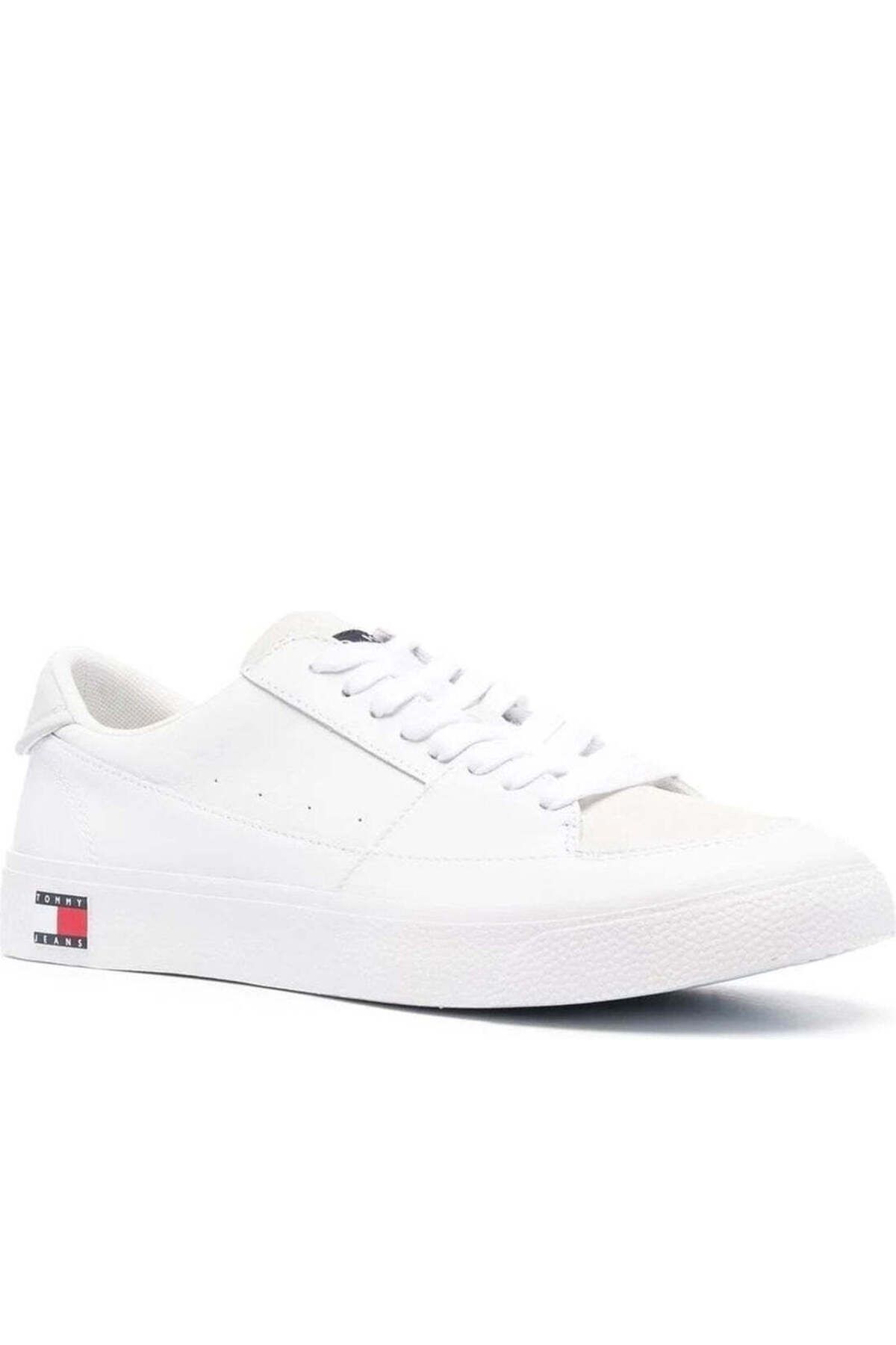 Tommy Jeans-White Trainers Mens Shoes 2