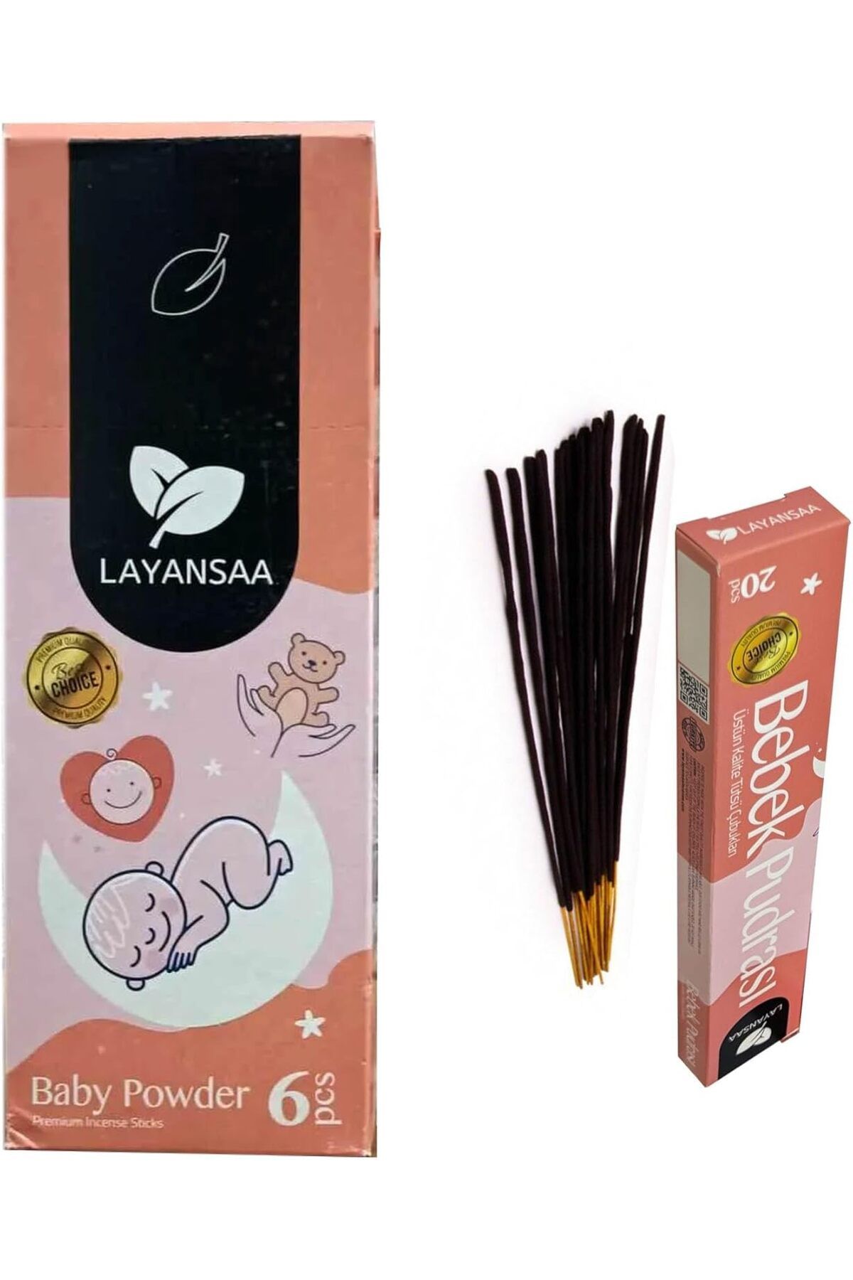 STOREMAX ysstorex Bebek Pudrası (Baby Powder) Kokusu Özel Aroma Kokusu Agarbatti Arınma 20 Adet 1 Paket Ç