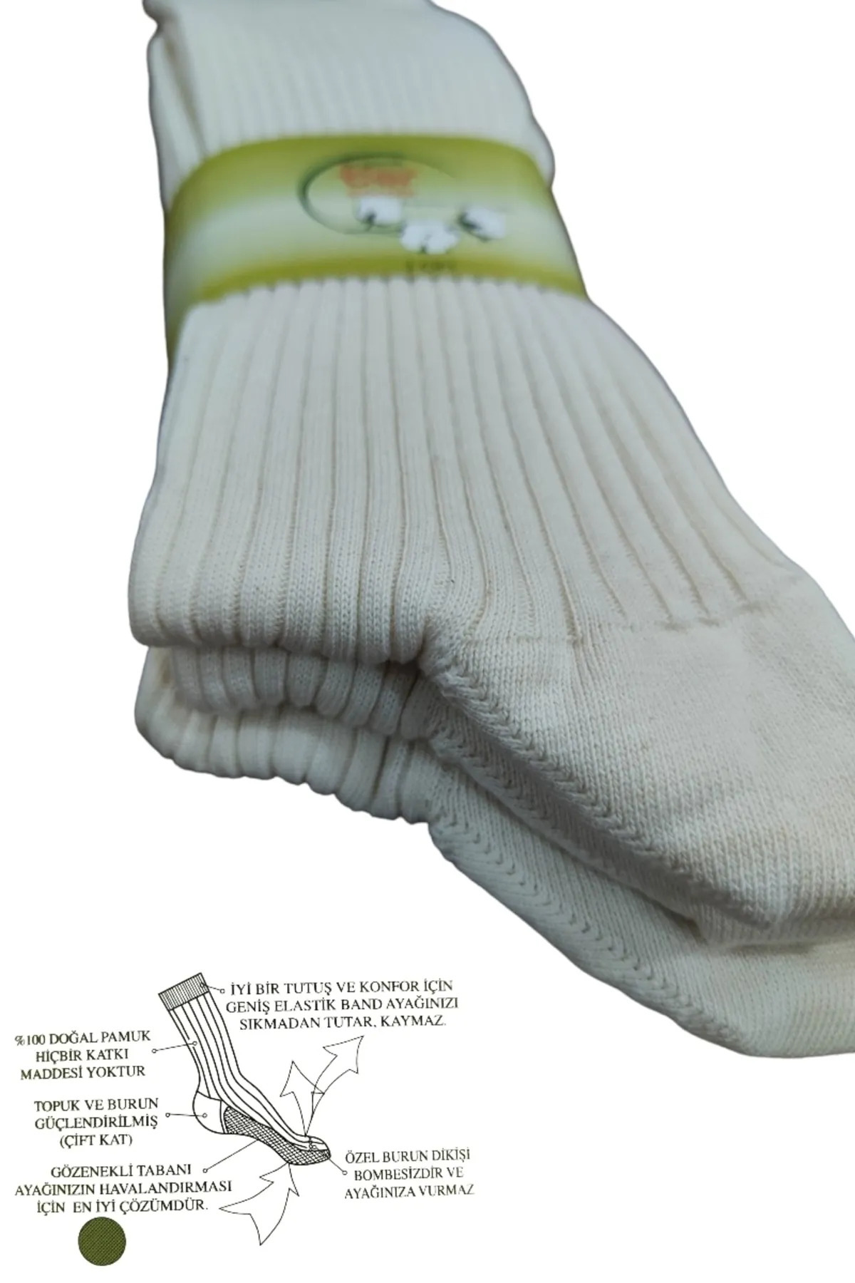 3 Pairs Women's Classic 100% Cotton Special Edition Sweat Socks